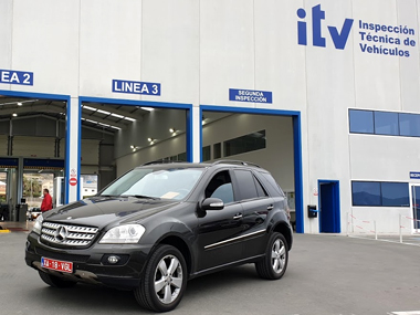Mercedes ML320 passes import test first time Mercedes ML320 at ITV Lorca